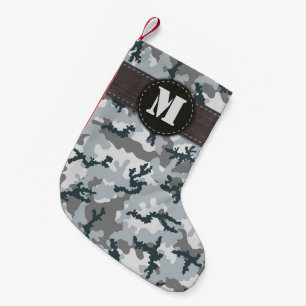 Calcetín Navideño Pequeño Camuflaje urbano
