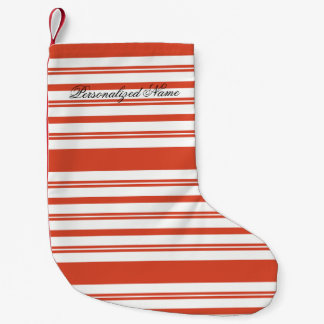 Calcetín Navideño Pequeño Candy Cane Chorus-Stripe-Horizontal