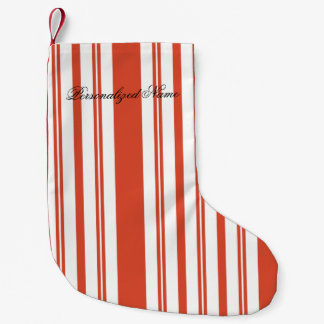 Calcetín Navideño Pequeño Candy Cane Chorus-Stripe-Verticle