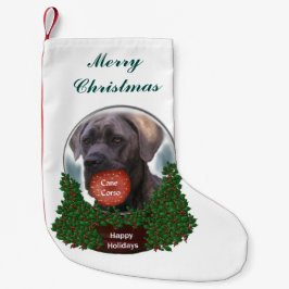 Calcetín Navideño Pequeño Cane Corso Navidades