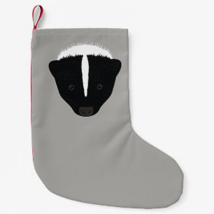 Calcetín Navideño Pequeño Cara de la mofeta