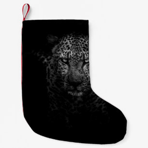 CALCETÍN NAVIDEÑO PEQUEÑO CARA LEOPARD
