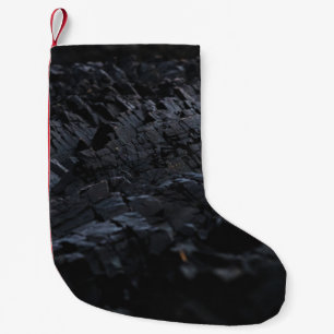 CALCETÍN NAVIDEÑO PEQUEÑO CARBÓN NEGRO