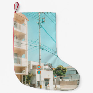 CALCETÍN NAVIDEÑO PEQUEÑO CARRETERA CERCA DE LA CASA
