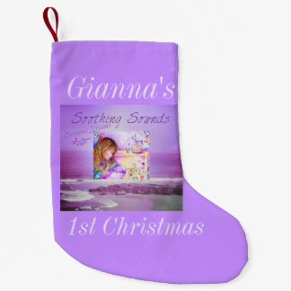 Calcetín Navideño Pequeño Carrusel Dreams Purple Ocean Pequeña Navidad