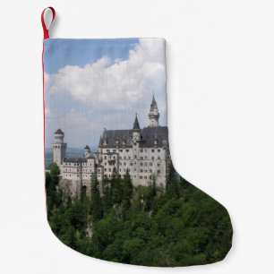 Calcetín Navideño Pequeño Castillo de Neuschwanstein