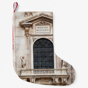 Calcetín Navideño Pequeño Catedral de Milán. Hermosa tentación italiana