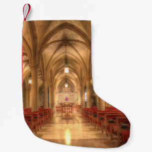 Calcetín Navideño Pequeño Catedral Nacional de Washington Capilla de Belén