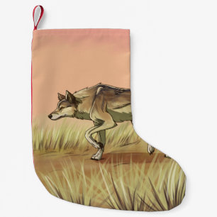 Calcetín Navideño Pequeño Caza al amanecer