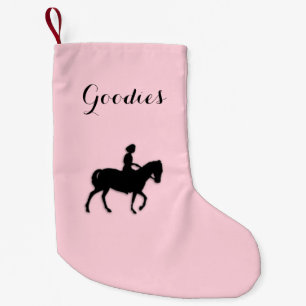 Calcetín Navideño Pequeño Chica en Caballos / Pony Pink Goodies