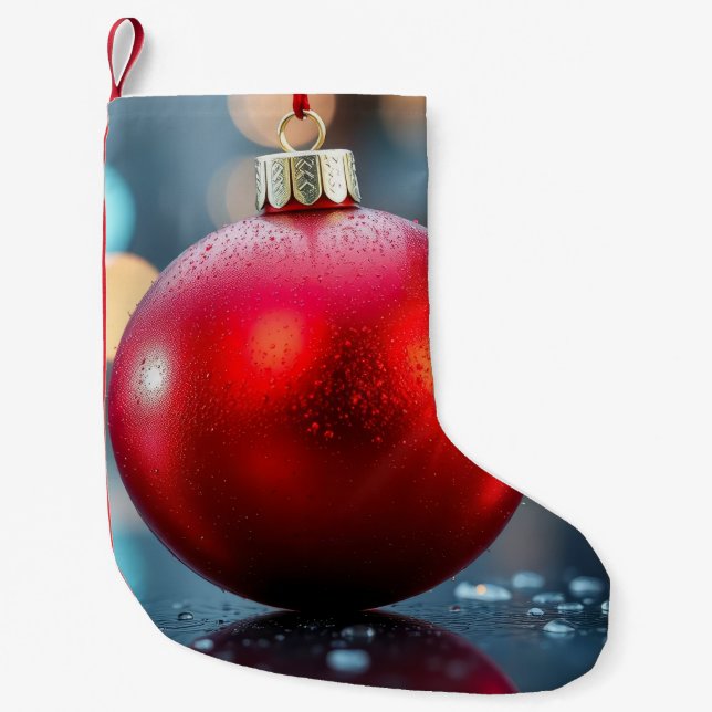 Calcetín Navideño Pequeño christmas ball (Anverso)