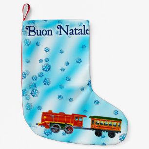Calcetín Navideño Pequeño Christmas Express - Buon Natale