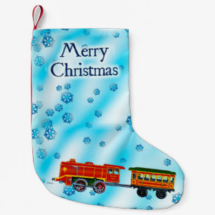 Calcetín Navideño Pequeño Christmas Express - Feliz Navidad