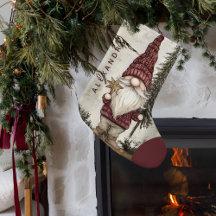 Christmas Gnome for the Holidays Custom Name 