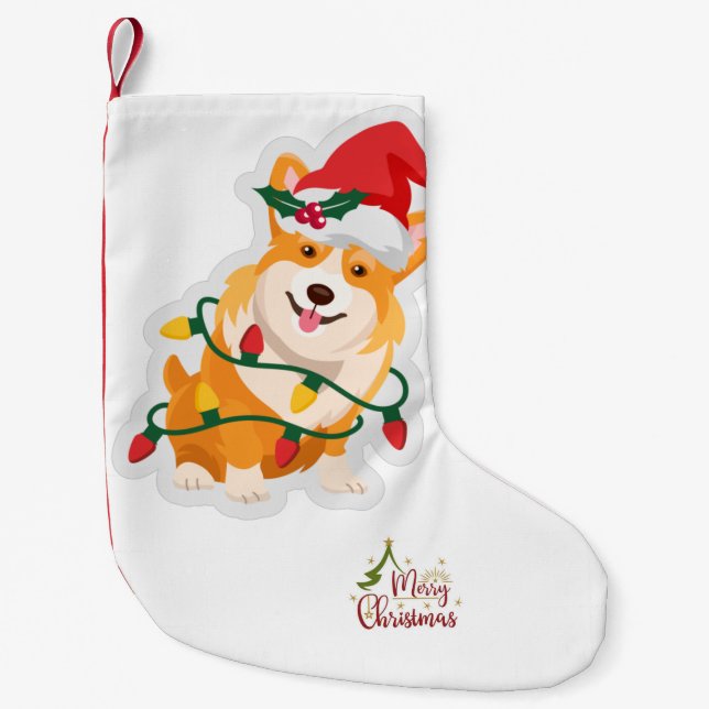 Calcetín Navideño Pequeño Christmas Stocking (Anverso)