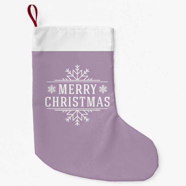 Calcetín Navideño Pequeño Christmas Stocking (Anverso)