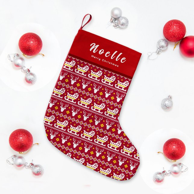 Calcetín Navideño Pequeño Christmas Stocking (Subido por el creador)