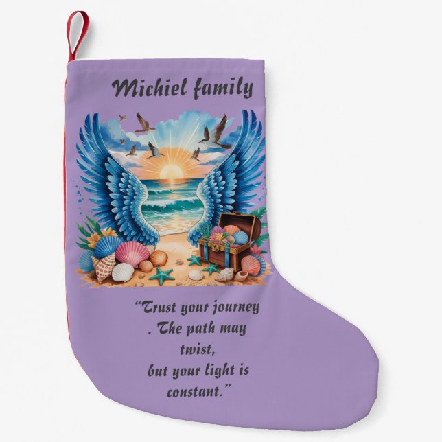 Calcetín Navideño Pequeño Christmas Stocking (Anverso)