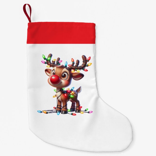 Calcetín Navideño Pequeño Christmas Stocking (Anverso)