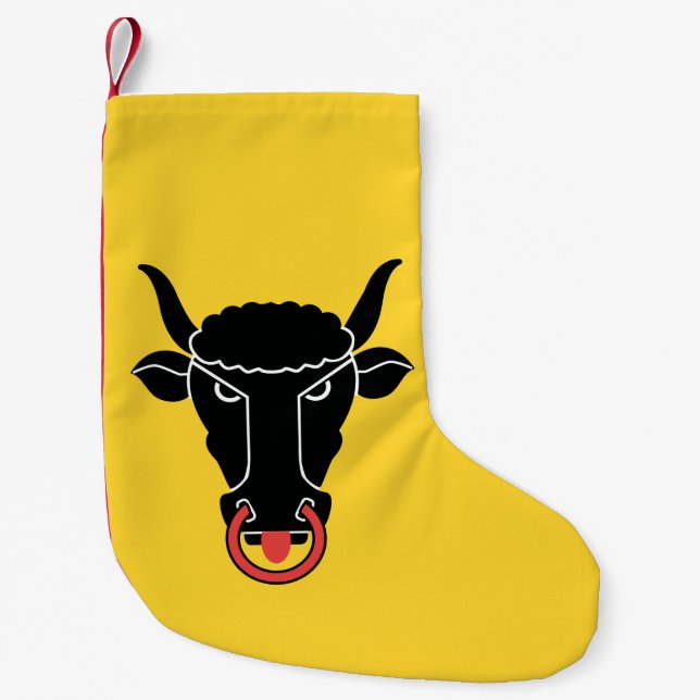 Calcetín Navideño Pequeño Christmas Stockings with Flag of Uri, Switzerland (Anverso)