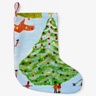 Calcetín Navideño Pequeño Christmas Tree