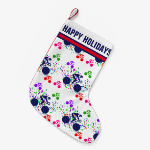 Calcetín Navideño Pequeño Ciclismo