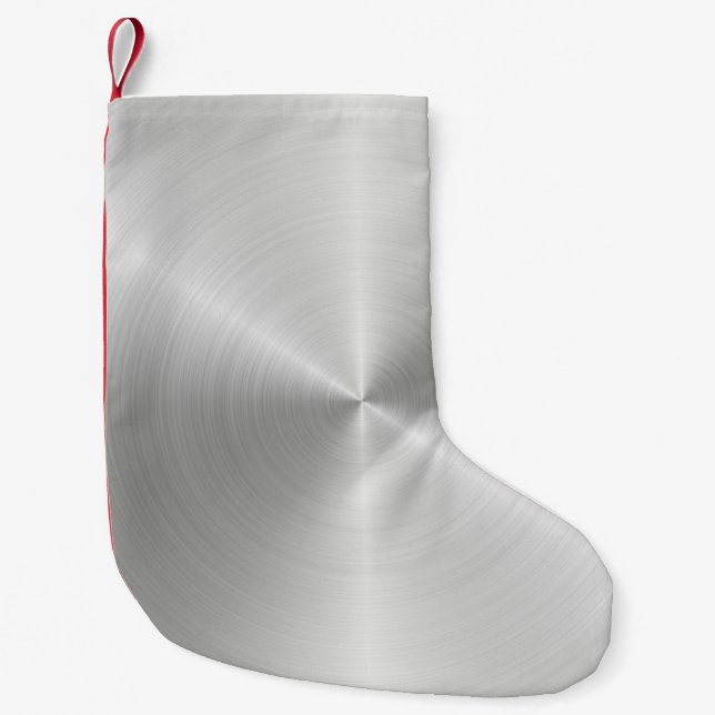 Calcetín Navideño Pequeño Circular slabs metal iron (Anverso)