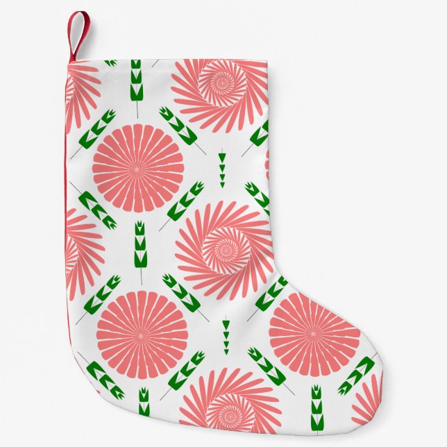 Calcetín Navideño Pequeño Cita Positiva Inspiradora Tipografía Moderna Pos (Anverso)