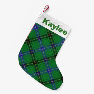 Calcetín Navideño Pequeño Clan Charm de vacaciones Henderson Tartan