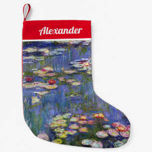 Calcetín Navideño Pequeño Claude Monet - Lilies de agua / Nympheas
