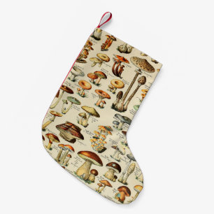 Calcetín Navideño Pequeño Colección de hongos 