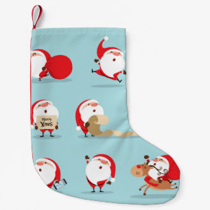 Calcetín Navideño Pequeño Colección de navidades santa claus