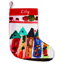 Coloridas casas de jengibre personalizadas