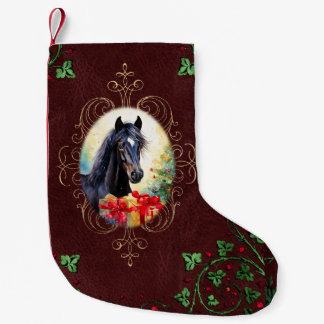 Calcetín Navideño Pequeño Colt negro y regalos navideños