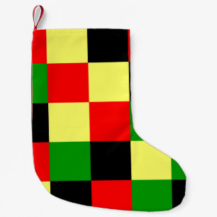 Calcetín Navideño Pequeño Controlado afrocéntrico
