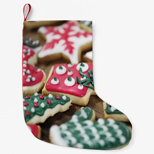 Calcetín Navideño Pequeño Cookies de navidades (Anverso)