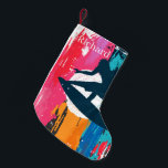 Calcetín Navideño Pequeño cool Beach surf add name<br><div class="desc">cool Beach surf añadir nombre Pequeños Navidades Stocking</div>