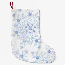 Copo de nieve azul