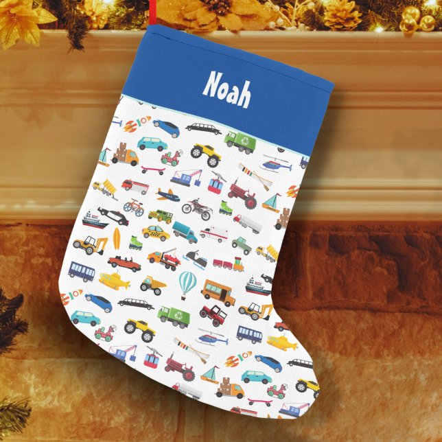 Calcetín Navideño Pequeño Cosas De Niño Pequeño Que Mueven Carros De Vehícul (Subido por el creador)