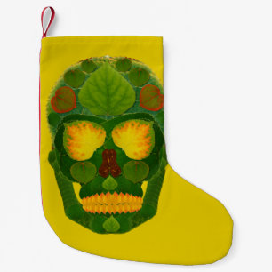 Calcetín Navideño Pequeño Cráneo 9 de la hoja de Aspen
