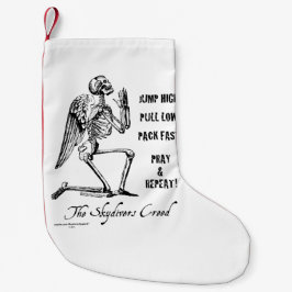 Calcetín Navideño Pequeño Credo de los Skydivers