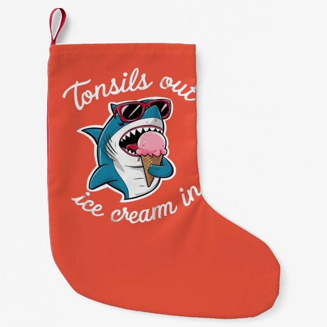 Calcetín Navideño Pequeño Crima De Hielo De Toneladas En Regalo De Gato Gato (Anverso)