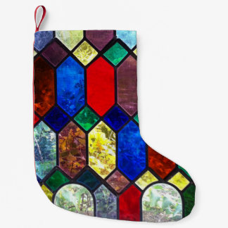 Calcetín Navideño Pequeño Cristal manchado