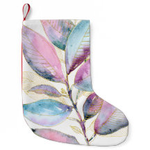 Cuaderno espiral de hojas botánicas de acuarela pa