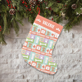 Calcetín Navideño Pequeño Cuidados de mascotas veterinarios