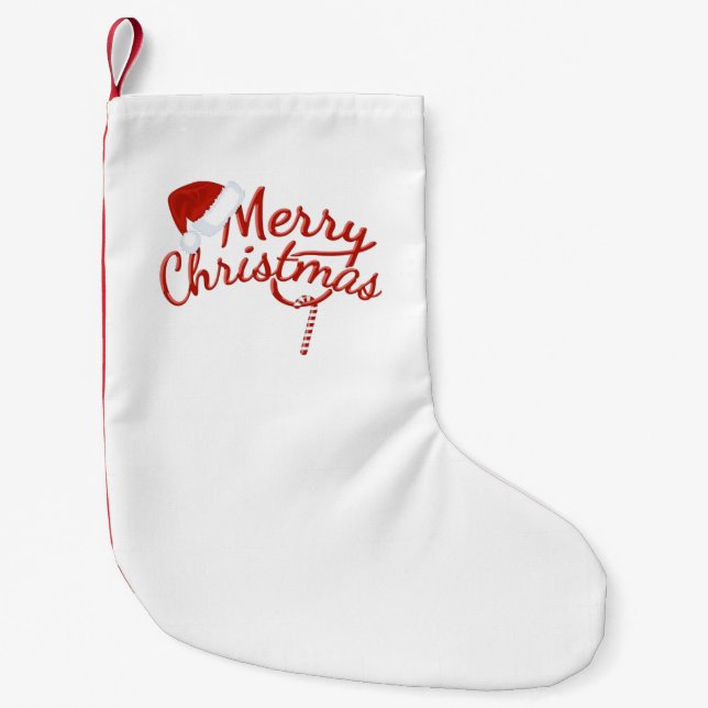 Calcetín Navideño Pequeño cute (Anverso)