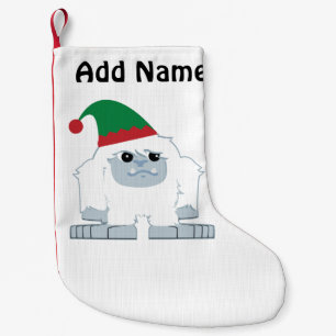 Calcetín Navideño Pequeño Cute Navidades Elf Yeti