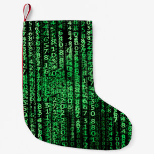 Calcetín Navideño Pequeño Datos de tecnología de matriz