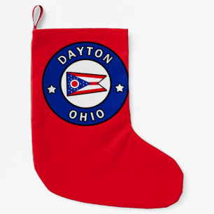 Calcetín Navideño Pequeño Dayton Ohio