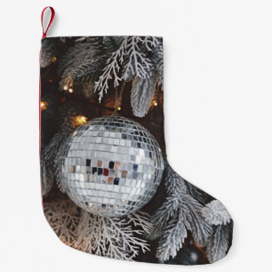 Calcetín Navideño Pequeño Decoración de árboles de Navidad, grupo de luz fes